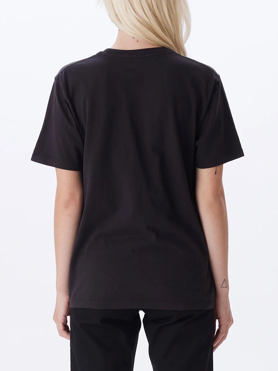 OBEY CHERUB EASY TARGET TEE DIGITAL BLACK
