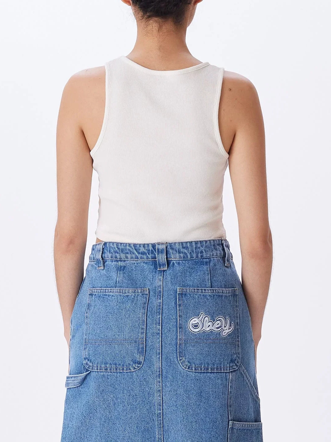 OBEY YOUR HEART TANK UNBLEACHED