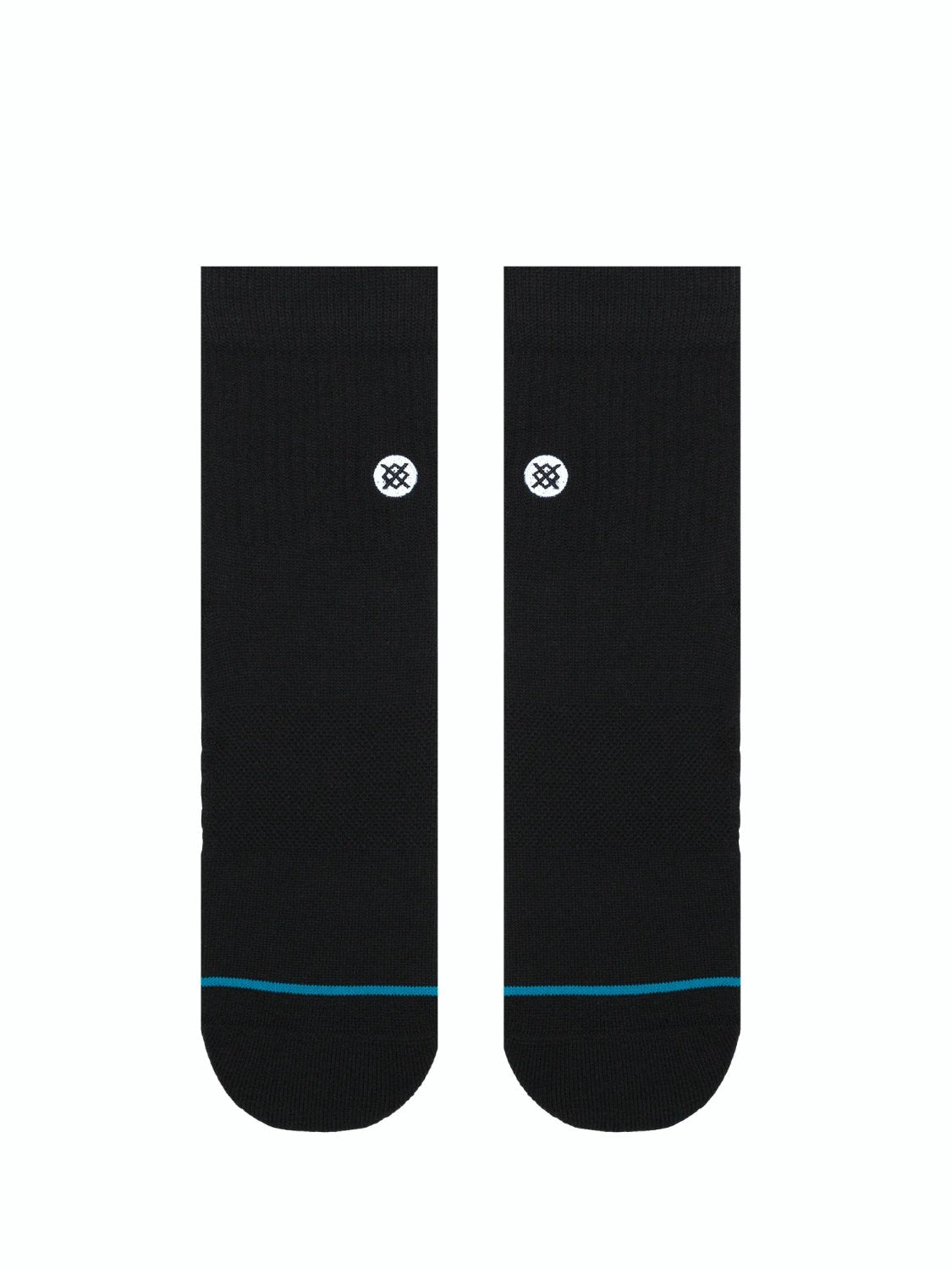 STANCE ICON QUARTER SOCKS BLACK