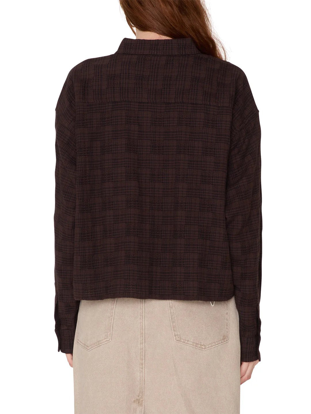 OBEY VIVIAN PLAID SHIRT JAVA