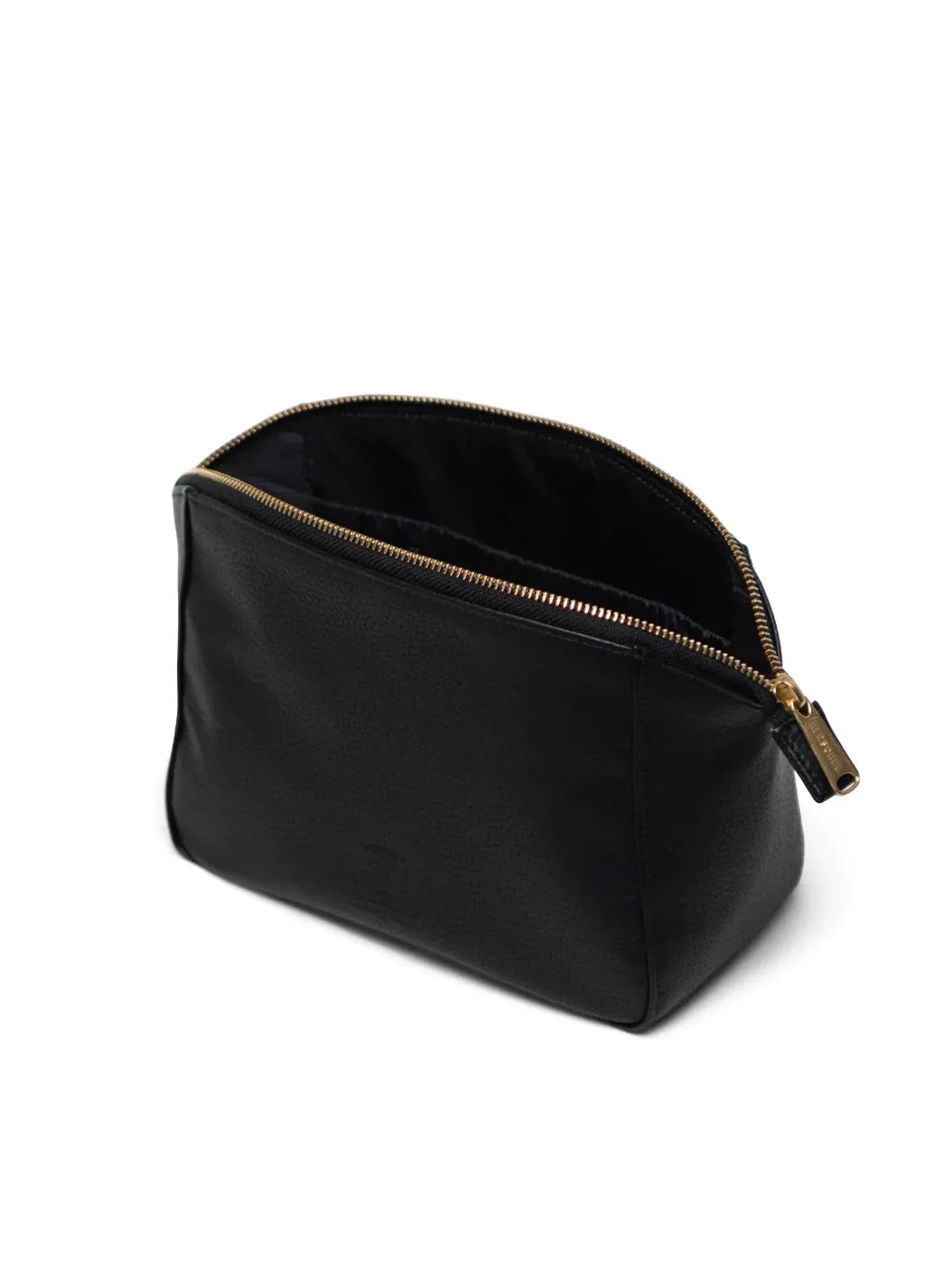 HSC MILAN TOILETRY BAG VEGAN LEATHER BLACK