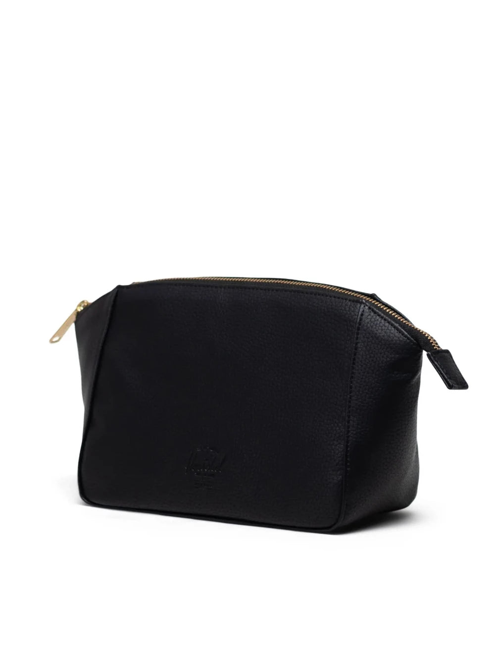 HSC MILAN TOILETRY BAG VEGAN LEATHER BLACK