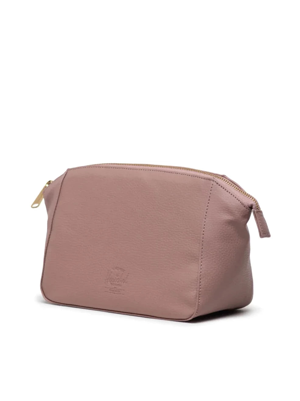 HSC MILAN TOILETRY BAG VEGAN LEATHER ASH ROSE