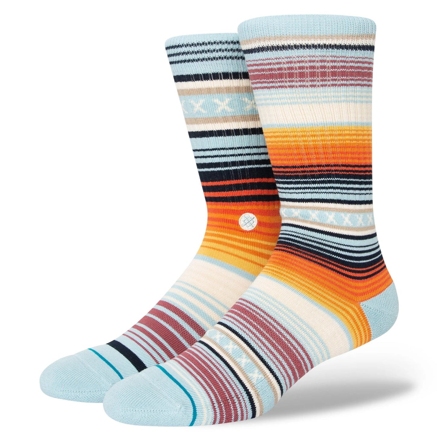 STANCE CURREN ST CREW LIGHT BLUE