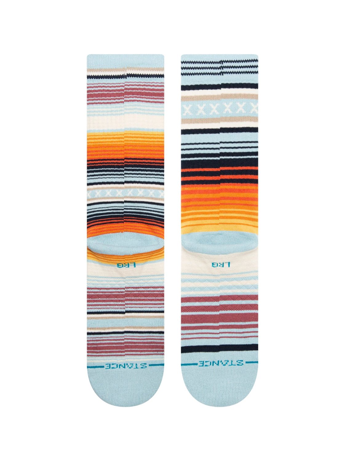 STANCE CURREN ST CREW LIGHT BLUE