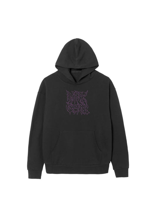 DARK SEAS GOTHICA FLEECE HOODIE PIGMENT BLACK