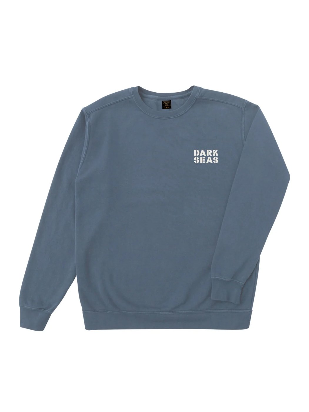 DARK SEAS OFFSHORE PIGMENT CREWNECK SLATE