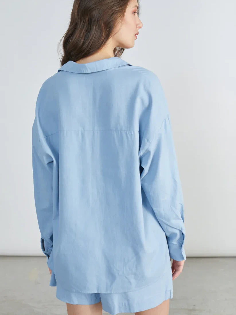 24COLOURS INA SHIRT LIGHT BLUE