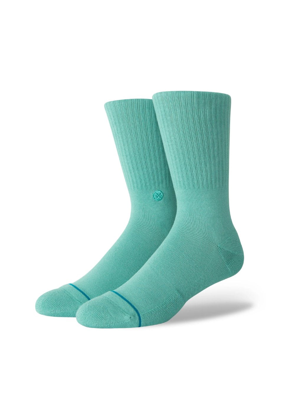 STANCE ICON CREW SOCKS TURQUOISE