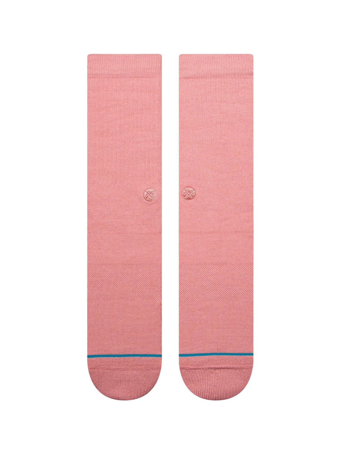 STANCE ICON CREW SOCKS ROSE SMOKE