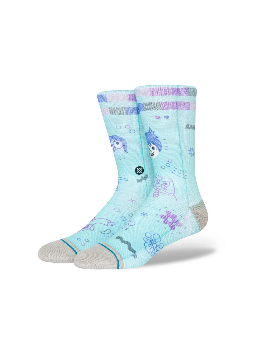STANCE INSIDE OUT POLY CREW SOCKS GREEN