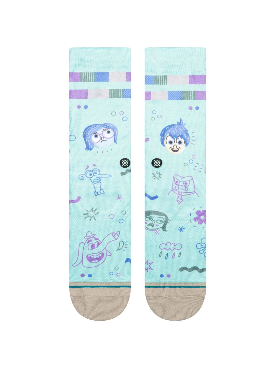 STANCE INSIDE OUT POLY CREW SOCKS GREEN