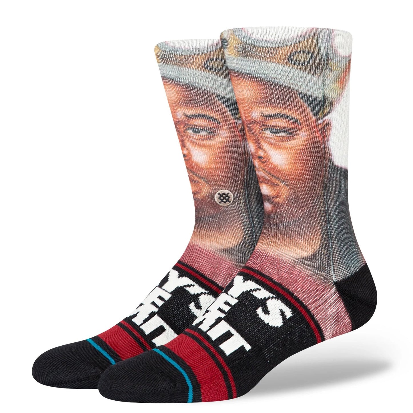 STANCE SKYS THE LIMIT POLY CREW SOCKS BLACK