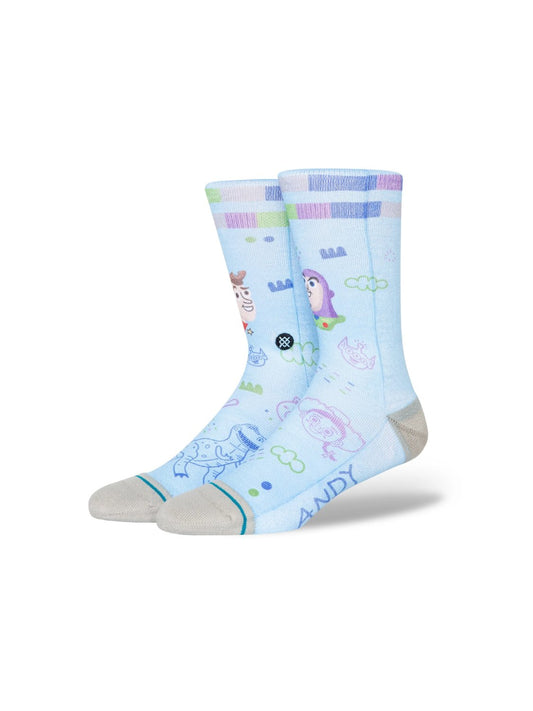 STANCE TOY STORY POLY CREW SOCKS BLUE