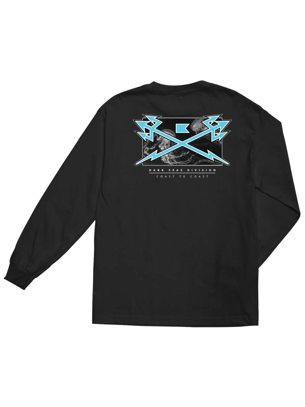 DARK SEAS X-RAY LONG SLEEVE T-SHIRT BLACK