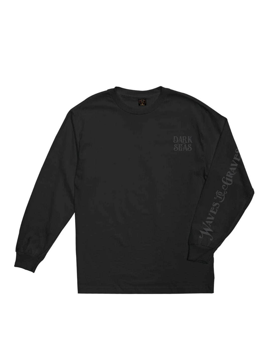 DARK SEAS TILL DEATH LONG SLEEVE T-SHIRT BLACK
