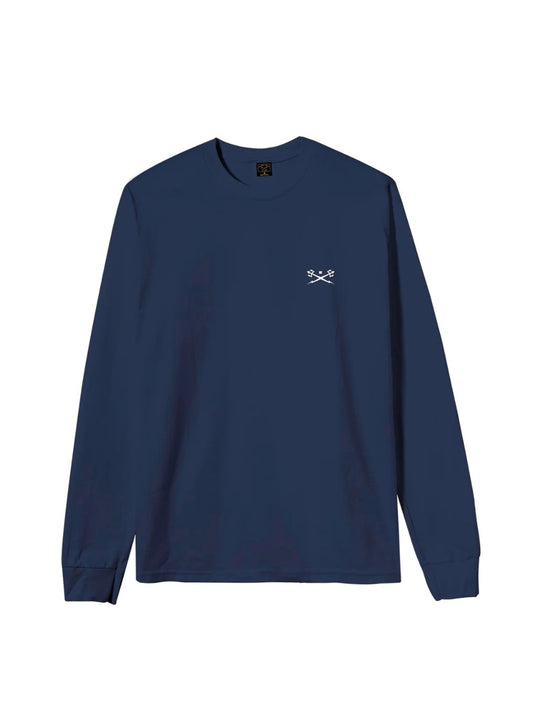 DARK SEAS GO-TO II L/S T-SHIRT NAVY