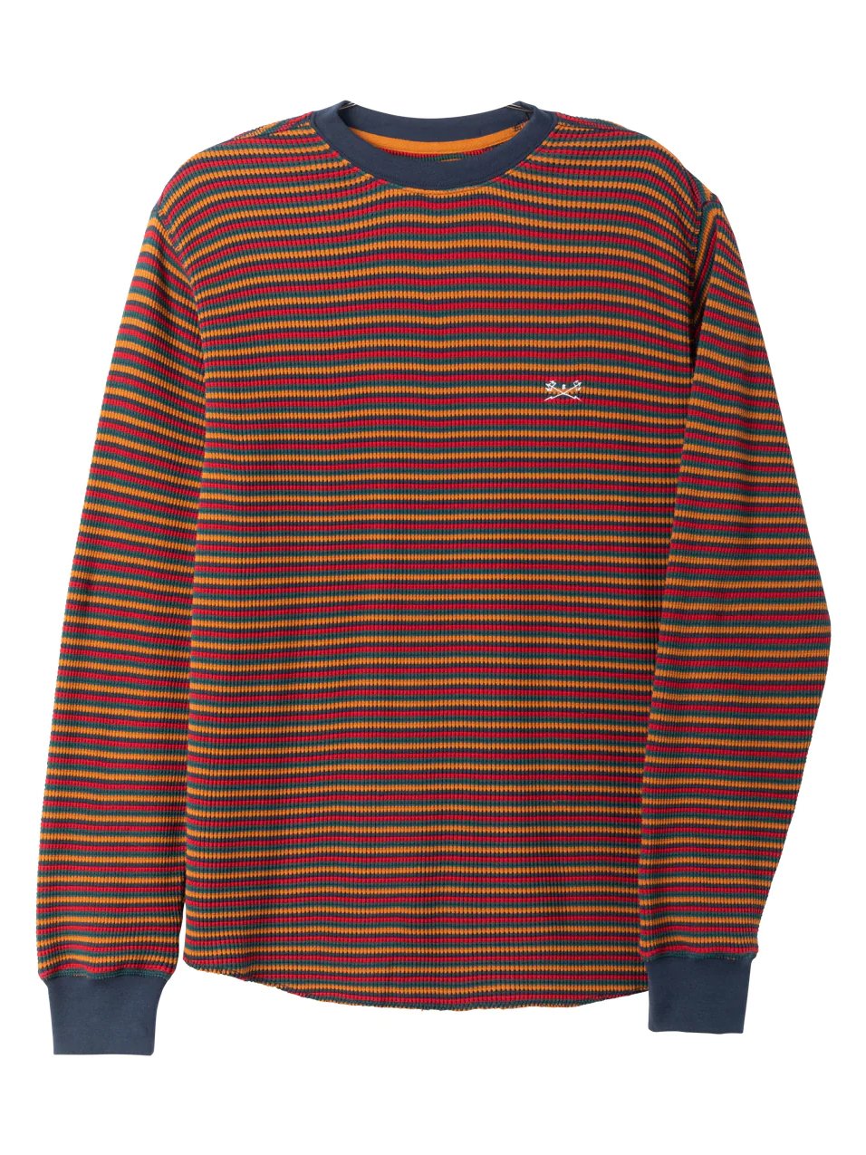 DARK SEAS SOMERVILLE KNIT NAVY/RED