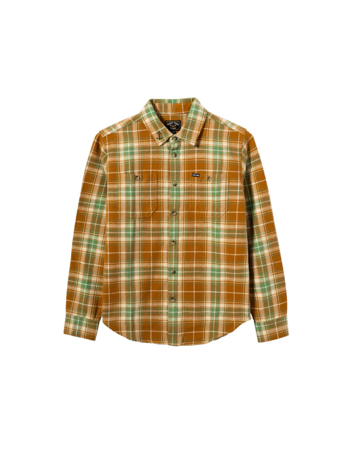 DARK SEAS SELWAY WOVEN SHIRT SPICE