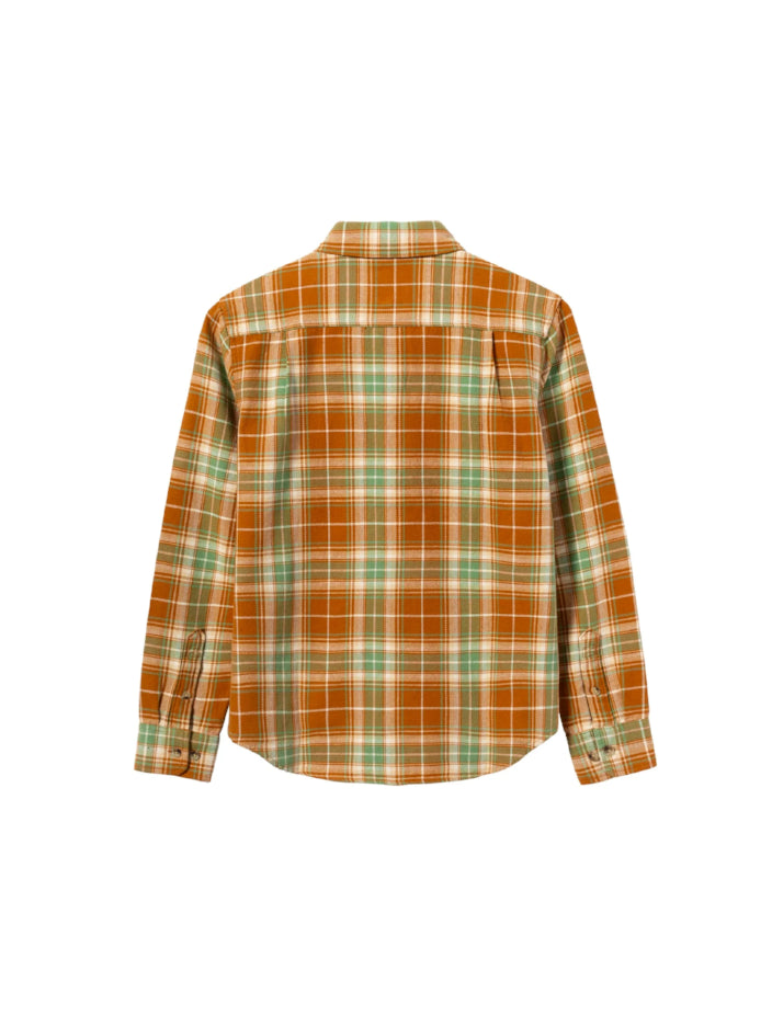 DARK SEAS SELWAY WOVEN SHIRT SPICE