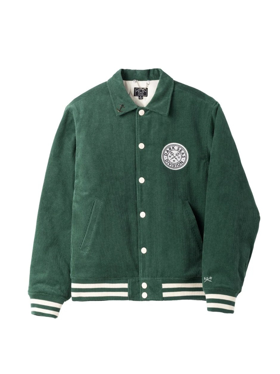 DARK SEAS VARSITY JACKET GREEN