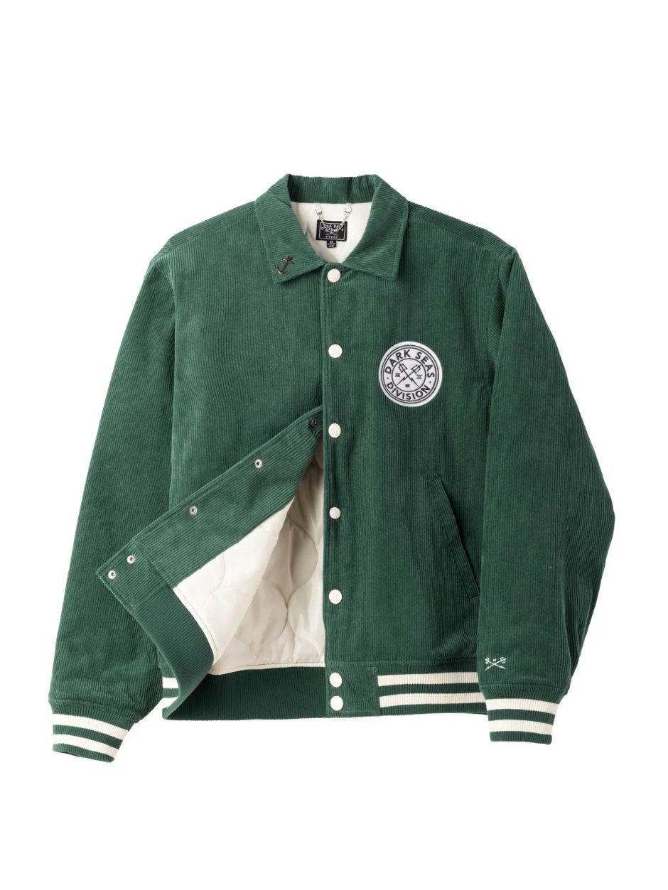 DARK SEAS VARSITY JACKET GREEN