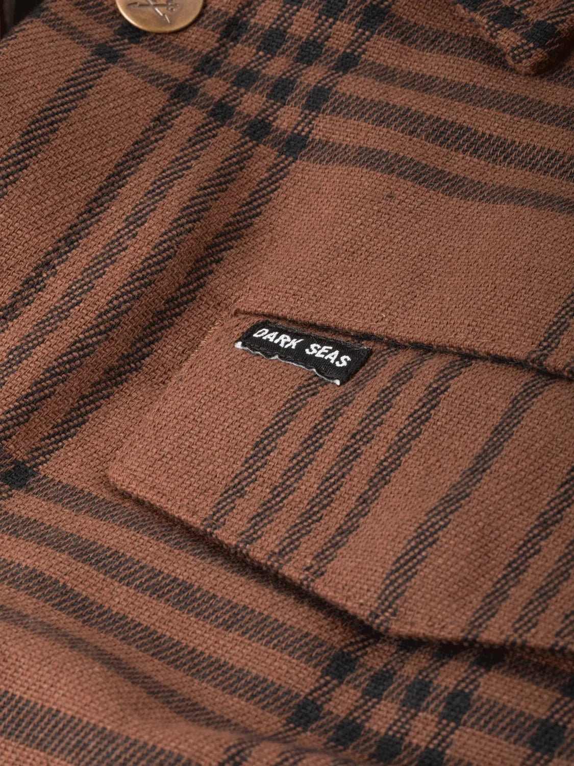 DARK SEAS ZILKER OVERSHIRT BROWN