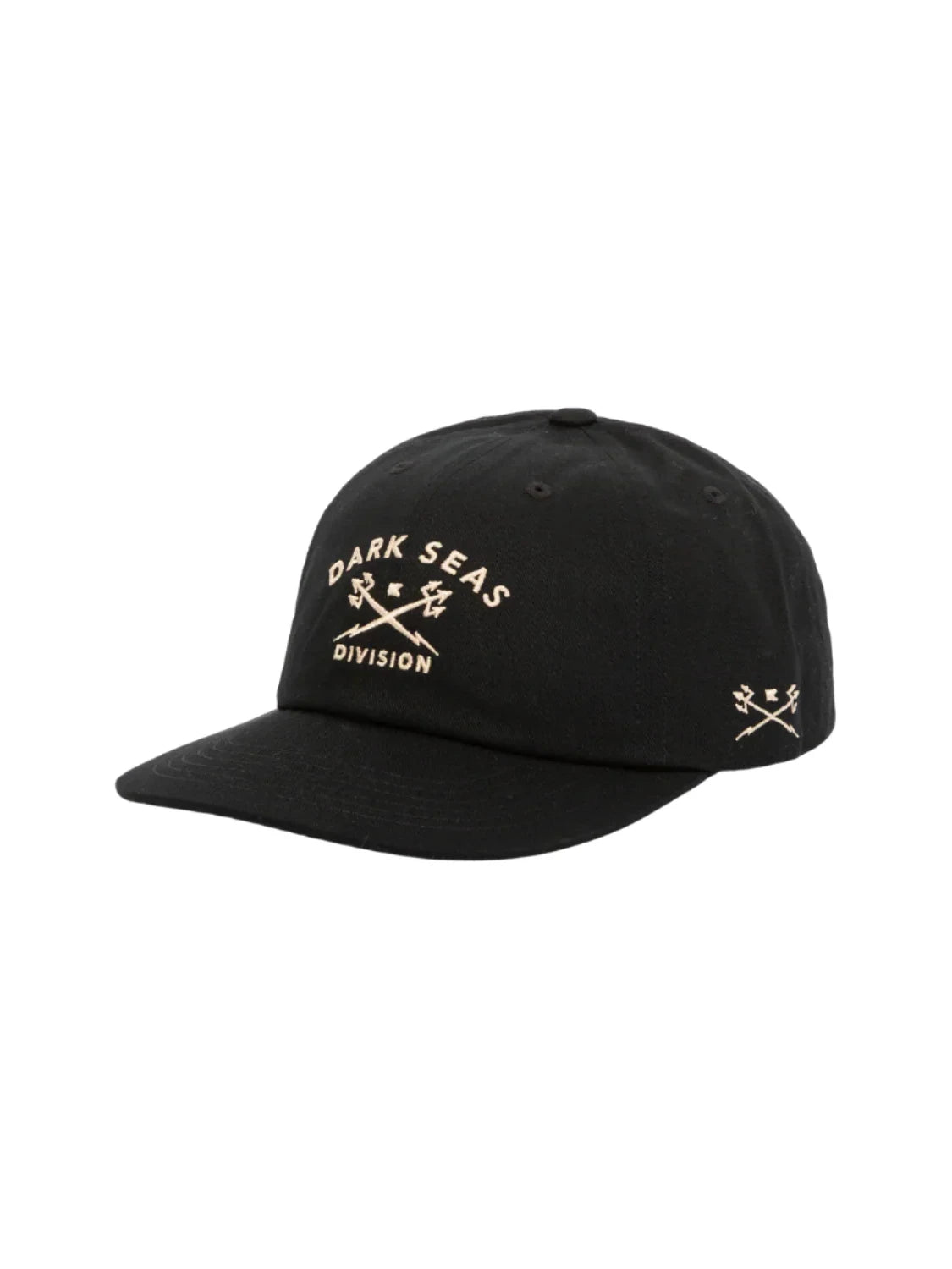 DARK SEAS TRIDENTS LOW PRO HAT BLACK
