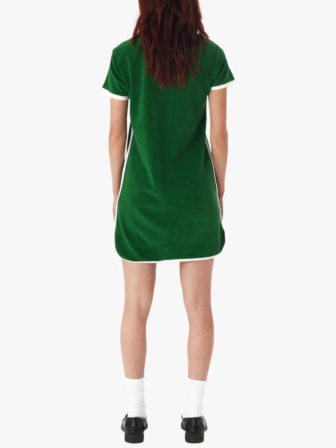 OBEY CLARE POLO DRESS AGUNDANT GREEN