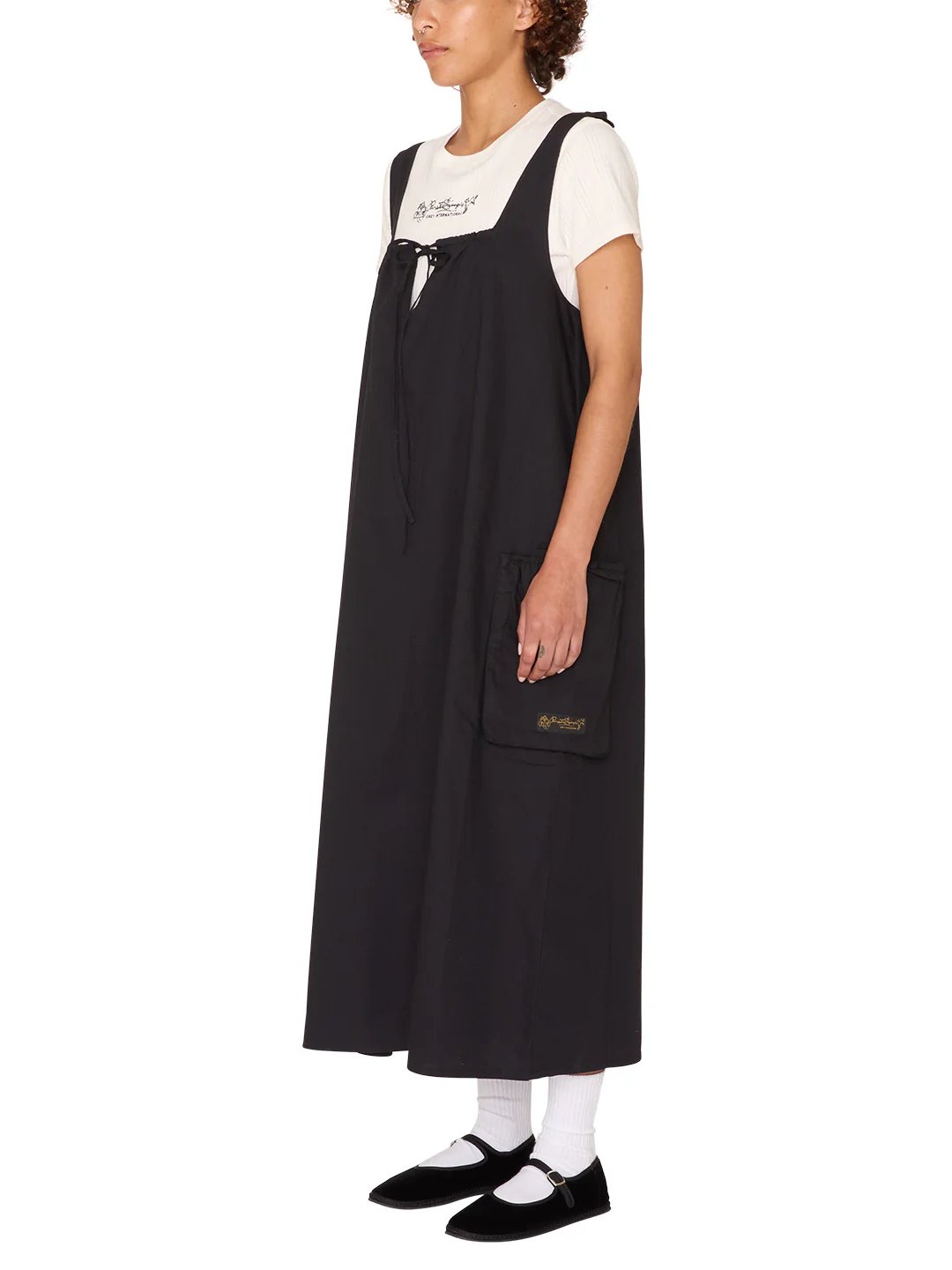 OBEY CEREMONY CINCH DRESS DIGITAL BLACK