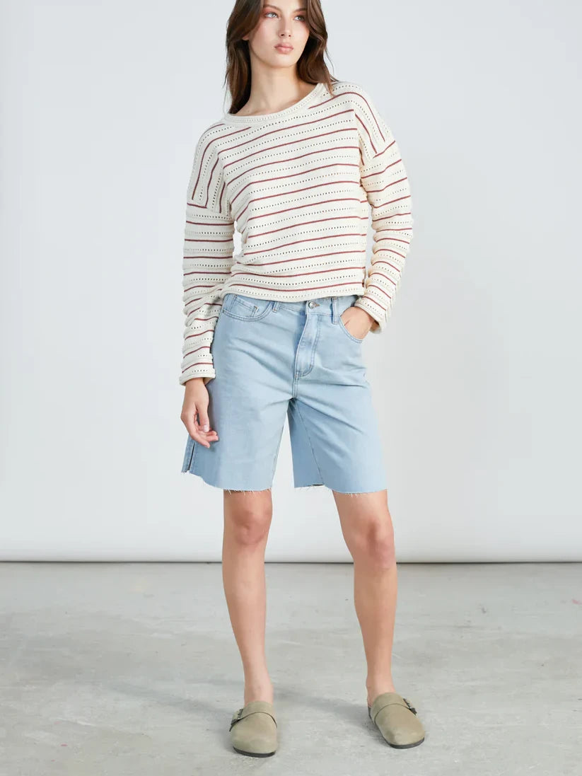 24COLOURS JESSA PULLOVER SWEATER RUST