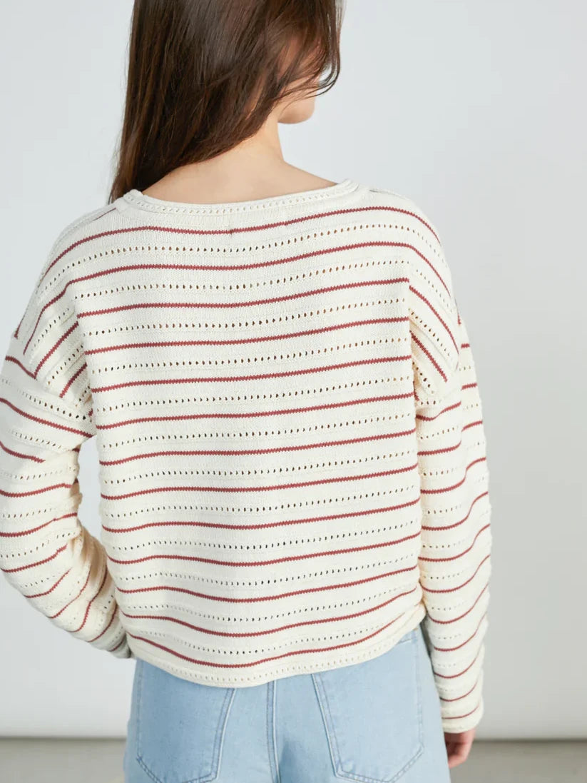 24COLOURS JESSA PULLOVER SWEATER RUST