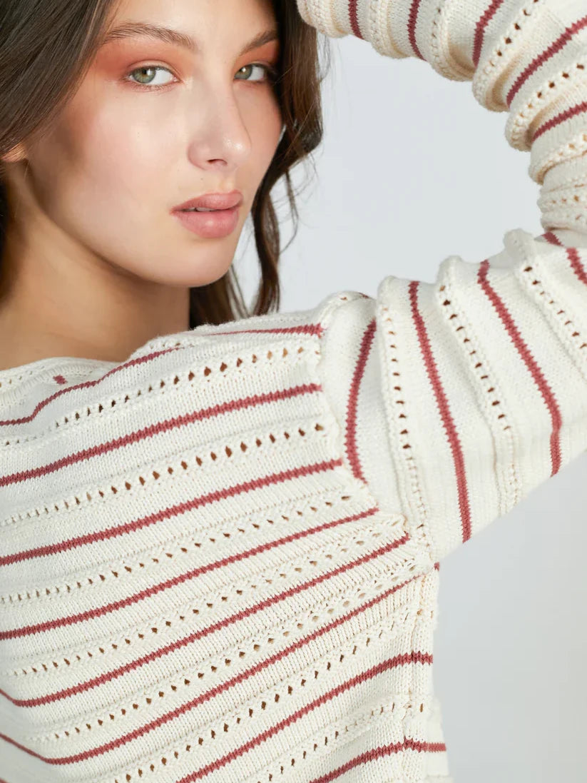 24COLOURS JESSA PULLOVER SWEATER RUST