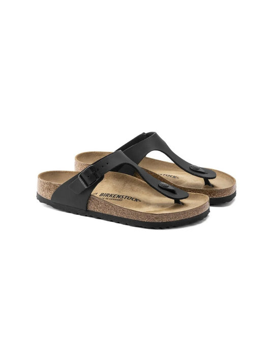 BRIKENSTOCK GIZEH BIRKO-FLOR BLACK