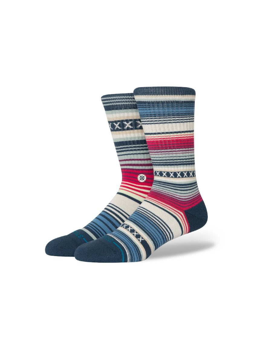 STANCE CURREN CREW SOCKS NAVY