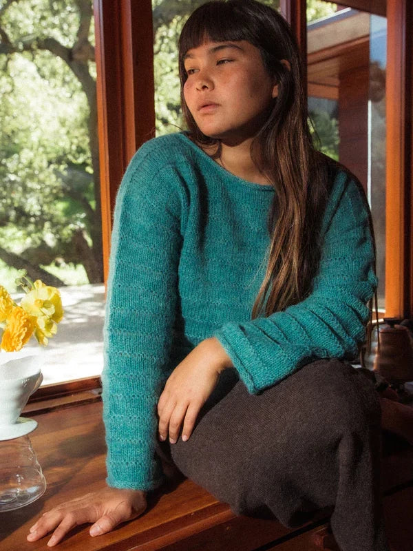 RHYTHM BAKLAVA KNIT SEA GREEN