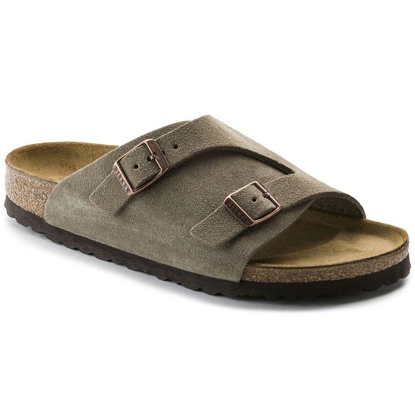 BIRKENSTOCK ZURICH SUEDE LEATHER TAUPE