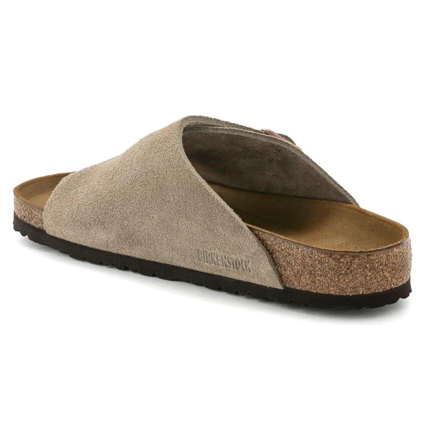 BIRKENSTOCK ZURICH SUEDE LEATHER TAUPE