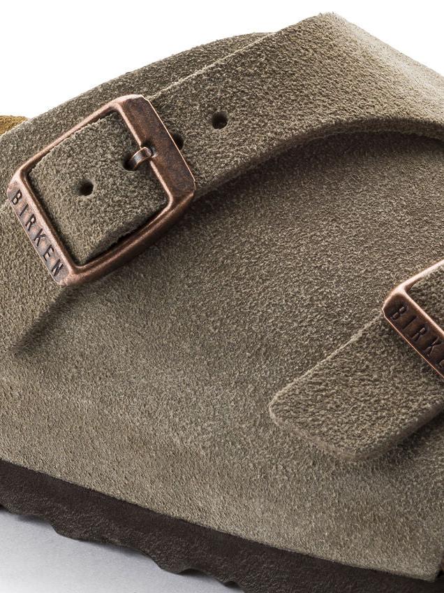 BIRKENSTOCK ZURICH SUEDE LEATHER TAUPE
