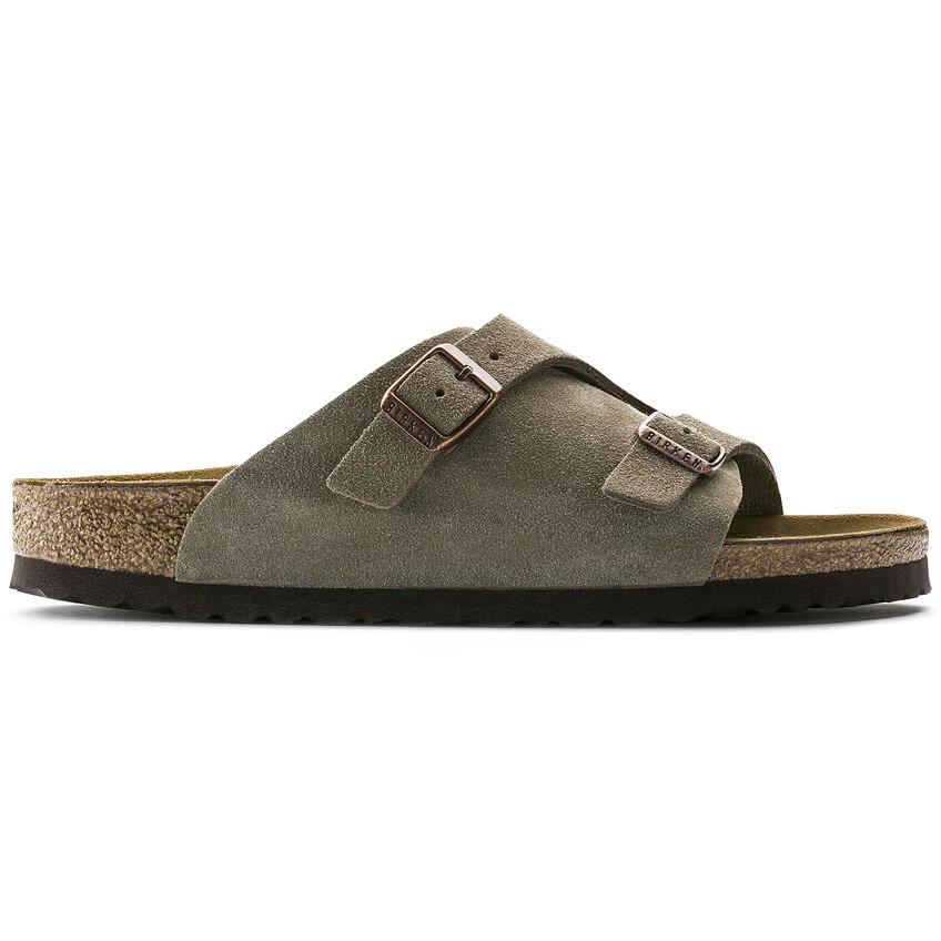 BIRKENSTOCK ZURICH SUEDE LEATHER TAUPE