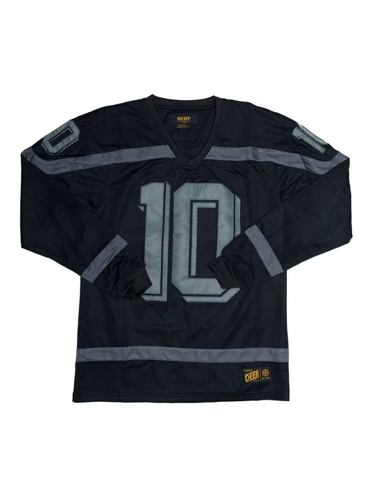 10 DEEP BRUISER MESH HOCKEY JERSEY BLACK