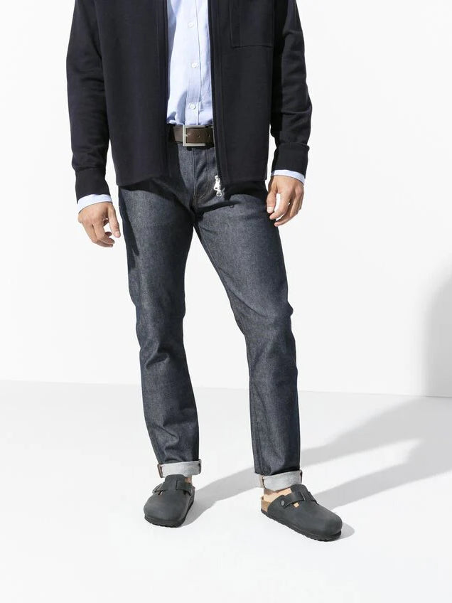 BIRKENSTOCK BOSTON OILED LEATHER BLACK