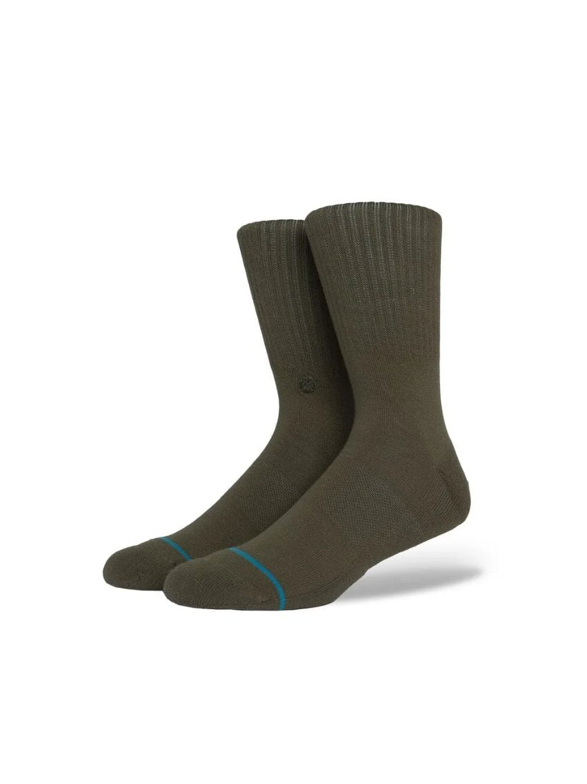 STANCE ICON CREW SOCKS GREEN