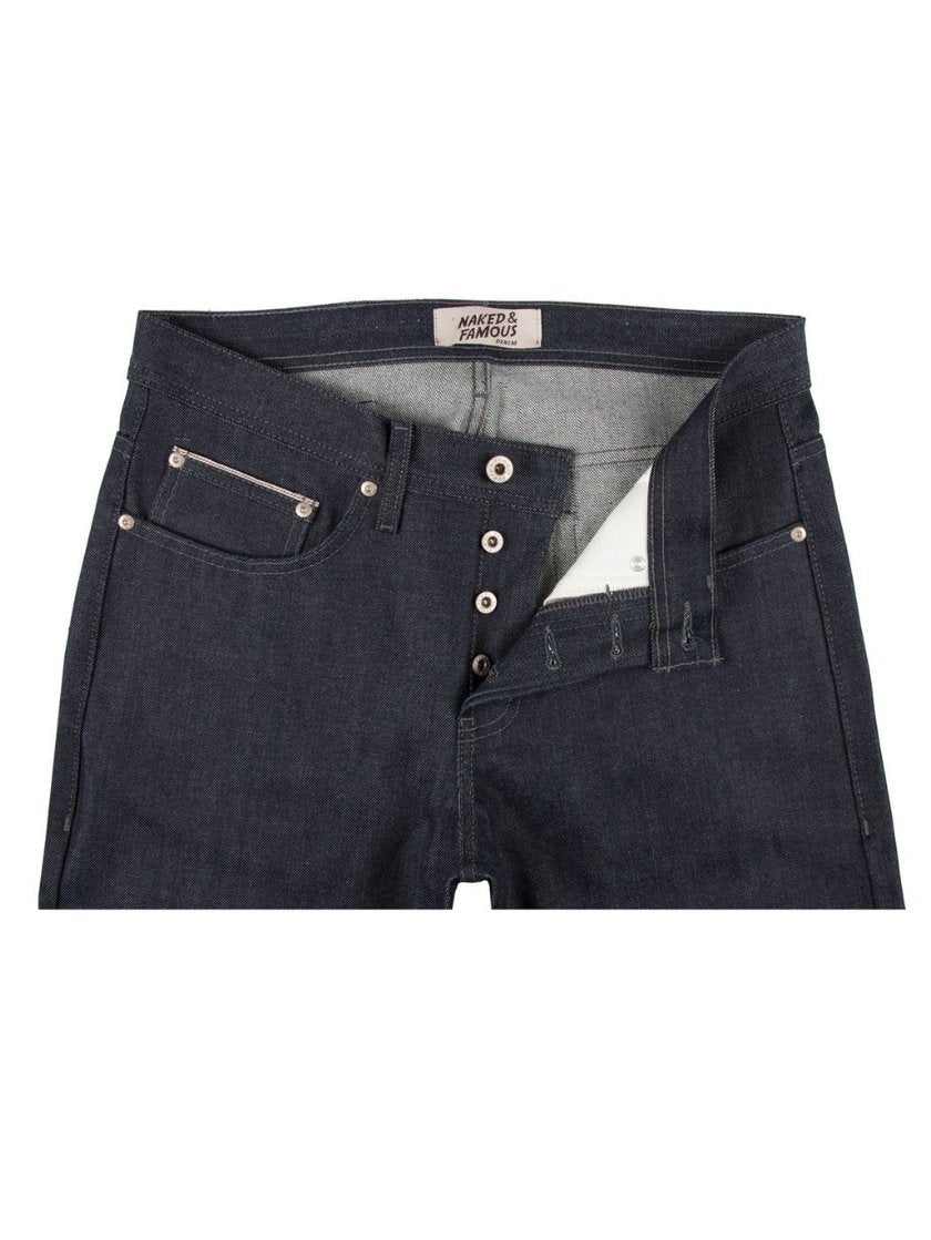 NAKED & FAMOUS DENIM WEIRD GUY INDIGO SELVEDGE