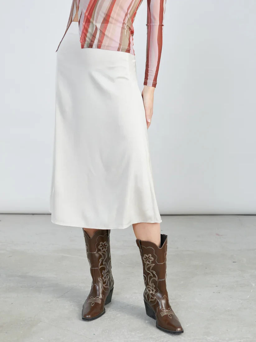 24COLOURS ANNA SKIRT BEIGE