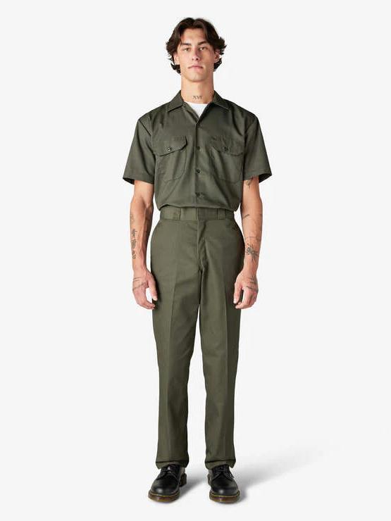 DICKIES ORIGINAL FIT 874 WORK PANT OLIVE GREEN