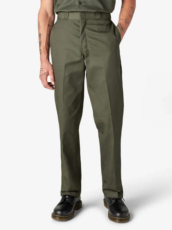 DICKIES ORIGINAL FIT 874 WORK PANT OLIVE GREEN 