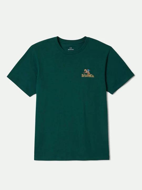 BRIXTON INWOOD S/S STT DEEP EMERALD
