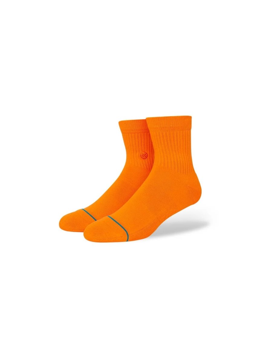 STANCE ICON QTR SOCKS ORANGE