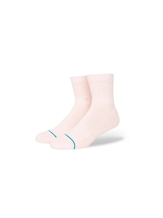 STANCE ICON QTR SOCKS PINK